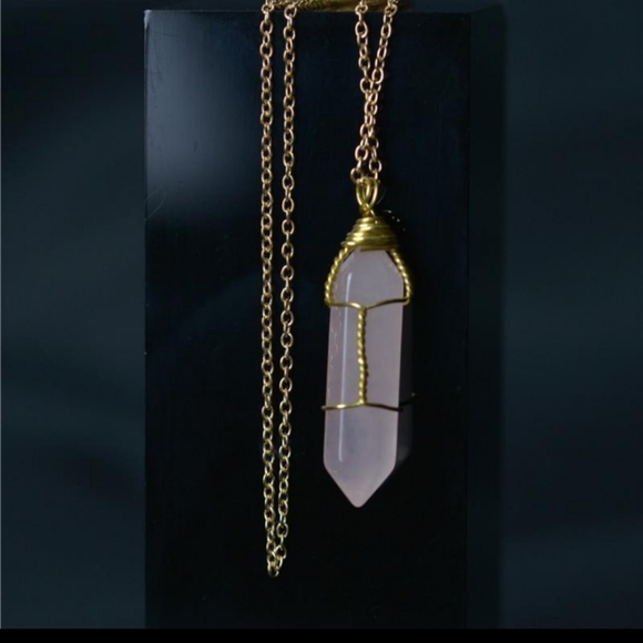 Hexagonal Shape Chakra Pendant Necklace - Picture 3 of 6